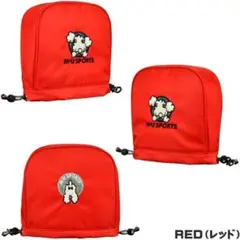 MUスポーツ 703J6540 相良刺繍トンネルモチーフ アイアンカバー RED