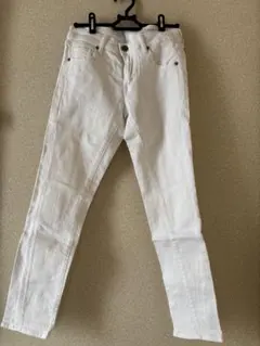 AMERICAN HOLIC ホワイト スキニーデニムパンツ