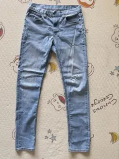 GU ライトブルースキニージーンズ S