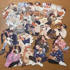 콜라주 소재 스티커