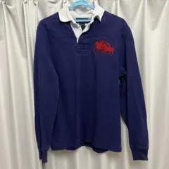 Polo by Ralph Lauren ネイビー 長袖ポロシャツ M
