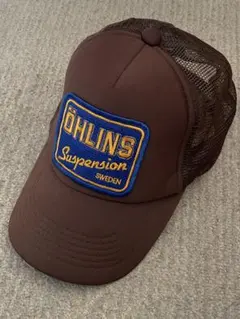 キャップ　メッシュ　オーリンズ　茶色　OHLINSのサムネイル