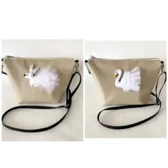 【新品未使用】LUDLOW Mini pouch Swan ミニポーチ 白鳥 LUDLOW(ラドロー)｜【ELLE SHOP限定】Mini pouch/スワン の通販