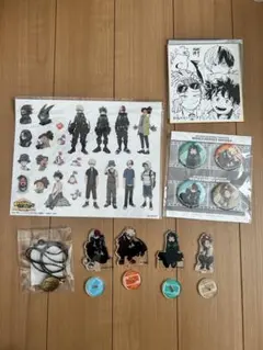 僕のヒーローアカデミアWHM DVD特典　缶バッジ　アクリルスタンド　ペンダント