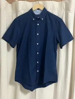 〖アメリカ購入〗〖TOMMY HILFIGER〗 ボタンダウンシャツ ネイビー