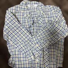 familiar チェック柄 長袖シャツ 110