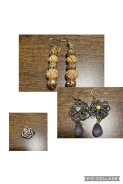 【ハンドメイド】水引アクセサリーまとめ売り3点