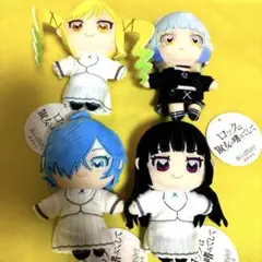 【GIGO限定】ロックは淑女の嗜みでして ぬいぷりけ おすわり ぬいぐるみ　4種