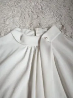 GLACIER ブラウス パールタイ シャツ M