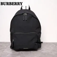 さち様専用美品☆BURBERRY ナイロン 本革 リュック バックパック ブラッのサムネイル
