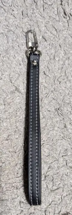 携帯ストラップ　黒