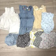 【最終値下げ】女の子 ベビー 80cm 夏服 10着セット