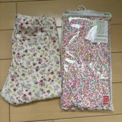 新品未使用♡UNIQLO ベビー レギンス 花柄 80サイズ 2点セットのサムネイル