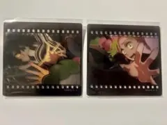 鬼滅の刃　ダイニング　フィルム風クリアカード　伊黒小芭内　甘露寺蜜璃