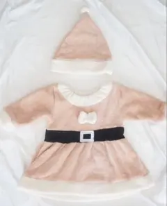 サンタコスチューム ピンク 80cm クリスマス ベビー服