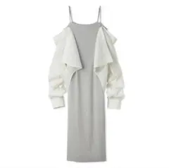 スナイデル SNIDEL シャツセットジャガードキャミワンピース