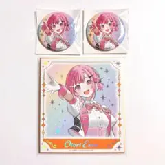 プロセカ 感謝祭 限定 鳳えむ 箔押し缶バッジ 箔押し色紙 ワンダショ