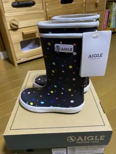 AIGLE Lolly Pop レインブーツ 28サイズ　18センチ