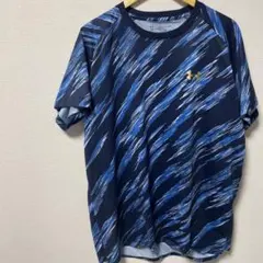 Under Armour HEATGEAR ストライプ Tシャツ XXL 青