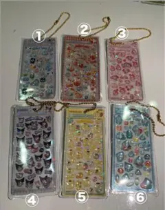 ミニチュアボンボンドロップシールストラップ