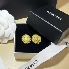 CHANEL シャネル ヴィンテージ イヤリング ココマーク ラウンド サークル