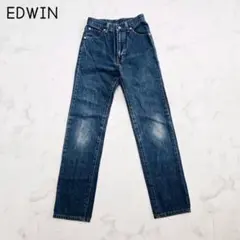エドウィン キッズジーンズ 140 デニム すっきりストレート アジャスター