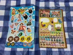 ワンピース　シール　2枚セット ルフィ　ゾロ　サンジ