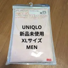⭐UNIQLO　ドライ　カラーリブタンクトップ　MEN　XLサイズのサムネイル