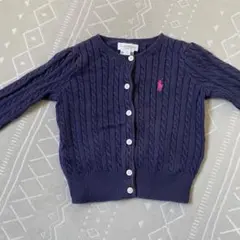 Ralph Lauren ネイビー カーディガン 18M