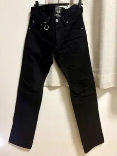 美品SKULL FLIGHT TYPE6 ストレート ストレッチ ブラックのサムネイル
