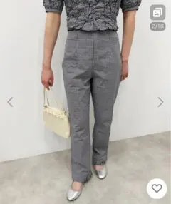 新品‼︎hail チェック柄 フレアパンツ