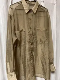Aunt Marie,sオーバーサイズシアーシャツselectMOCAbyson