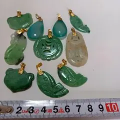 翡翠ペンダント 10個セット