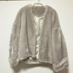 【MERCURYDUO】 エコファーコクーンコート　ファージャケットのサムネイル