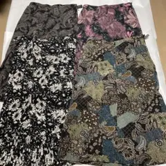 スカート4点おまとめ　L LL 13号