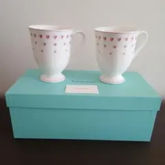 Tiffany & Co. ハート柄マグカップ2個セット