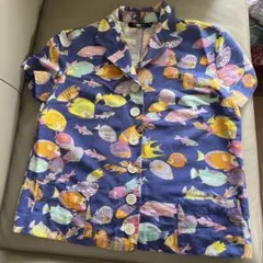 90sヴィンテージICEBERG アイスバーグ魚柄シャツ
