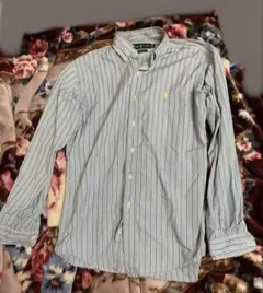 90s ラルフローレン シャツ　ストライプ　M