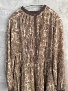 URBAN RESEARCH Sonny Labelペイズリー柄ワンピース F