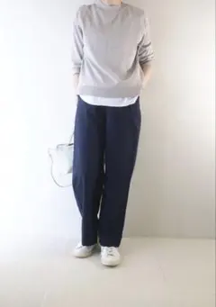 ジーナシス　スリットワイドパンツ　フリーサイズのサムネイル