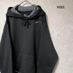 NIKE ナイキ パーカー プルオーバー フリース 刺繍 ワンポイント 秋冬 M