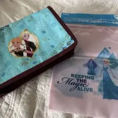 「アナと雪の女王」ひんやりクーラーバッグ　巾着袋　2点セット