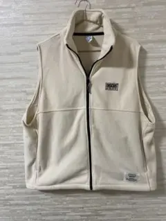 DISCUS ATHLETIC フリースベスト Lサイズ クリーム
