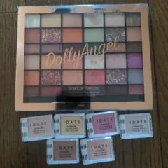 ドーリーエンジェルアイシャドウ36色と小さい化粧品6つセット