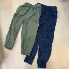 120サイズ キッズズボン 2色セット