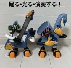 動くおもちゃ　光る　音が鳴る　エレック&サクソン　ギター　サックス フィギュアのサムネイル
