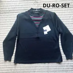 【新品】DU-RO-SET レディース長袖ニット　セーター