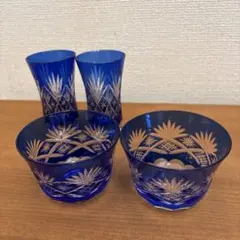 伝統工芸 色被せ切子 花器／フラワーベース - メルカリ