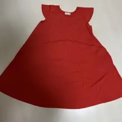 branshes ノースリーブ ワンピース 130 赤