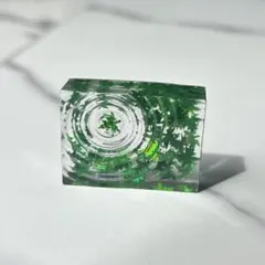 夏の もみじ 時雨 波紋 水面 レジン(大)